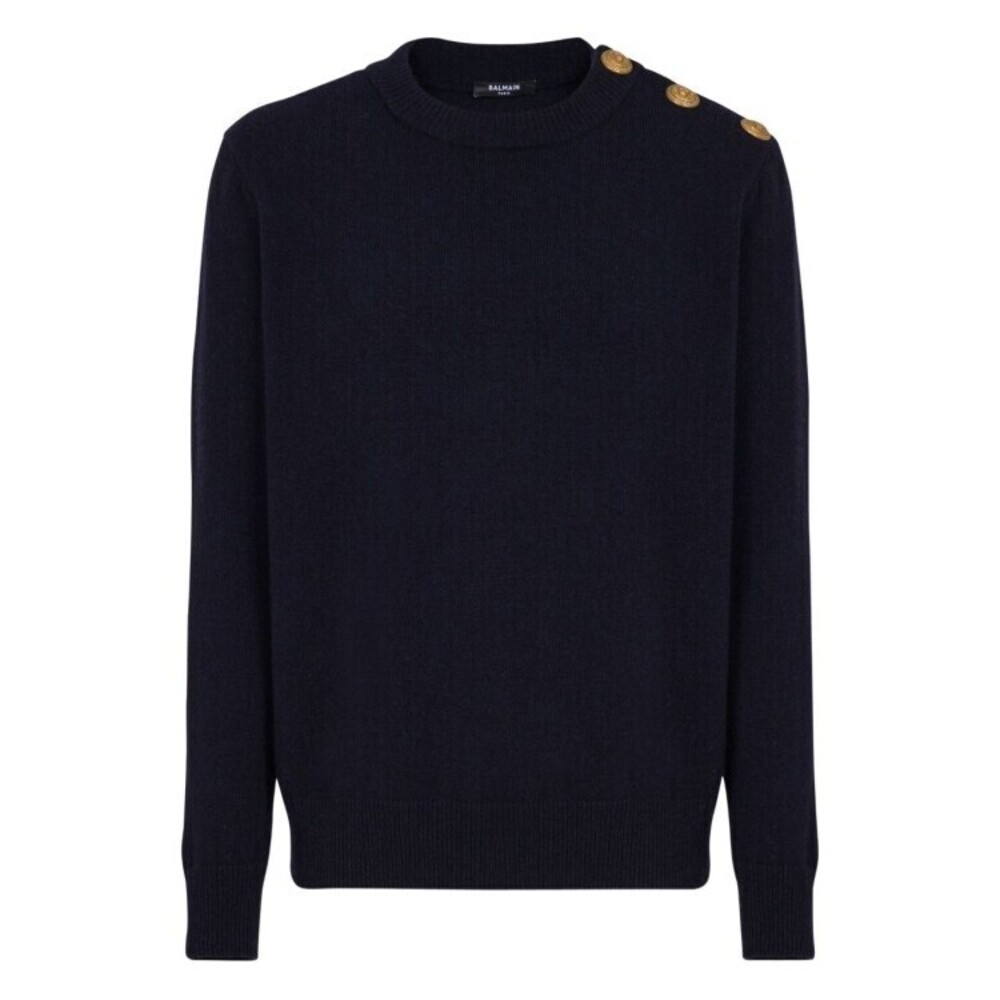 Balmain Round Neck Eco-Cashmere Jumper - NWT